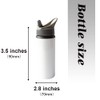 MR.R Sublimation Blanks White Sports Aluminum Bottle Portable Grey Laptop