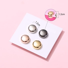 Set of 4 Hijab Magnetic Pins Hijab Brooch Magnetic Hijab Clip Magnetic Brooches No Hole Pins Magnetic Brooches for Muslim Shawl Hijab Cardigan, Hijab Magnet Strong, Hijab Magnetic Pins