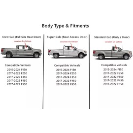 NAGD Fits 2015-2024 Ford F150 Passenger Right Side Front Door Window Glass Laminated