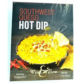 Wind and Willow Southwest Queso Hot Dip Mix - 1.4 Ounce (4 Pack)