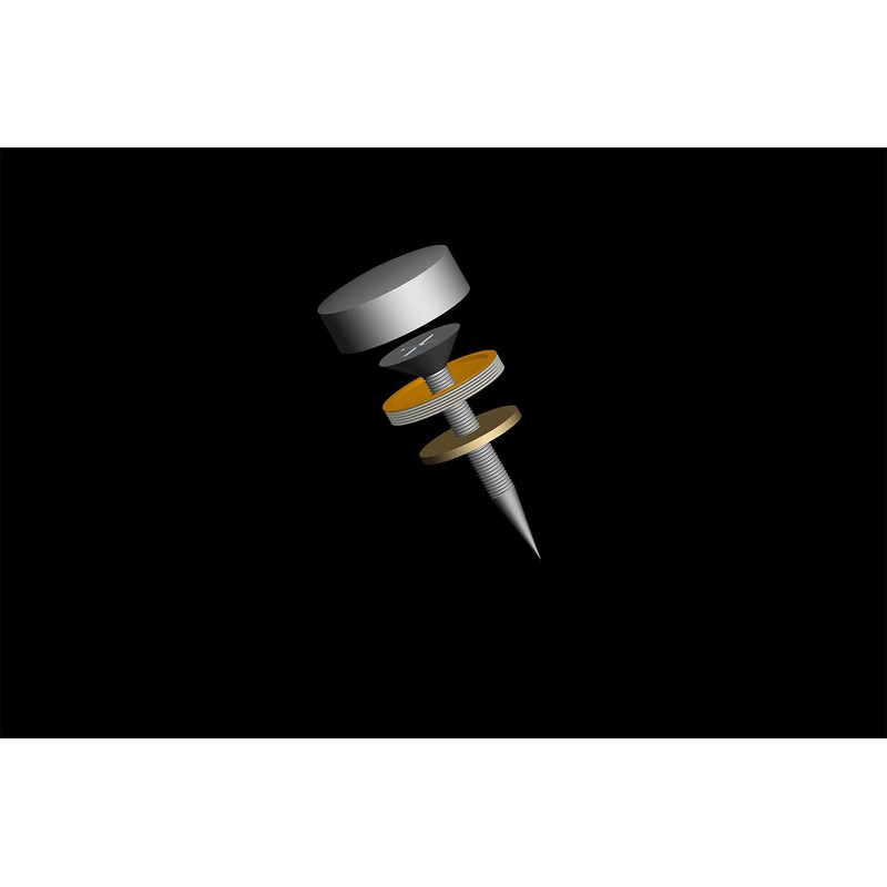 Aopin Mirror Screw Cap, Decorative Screws Cover Fasteners for Sign/Advertising