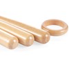 Honoson Baseball Stand Holders Balls Display Bat Wooden Stand Holder