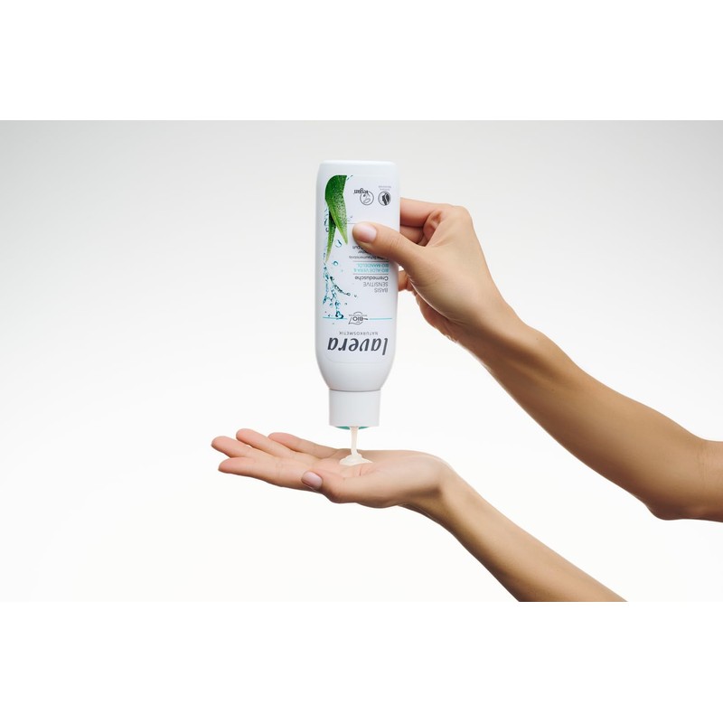 lavera Creme Shower Base Sensitive - pH Neutral Formulation for