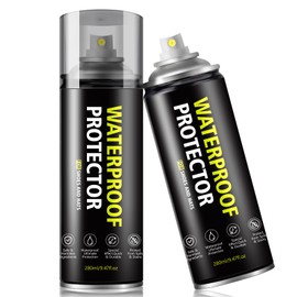 MOYAMUTU Shoe Protector Spray: Rain Stain Dirt Waterproof Shoe Spray, Nano Protection for Sneaker Suede Leather Boot Hat 9.47Oz