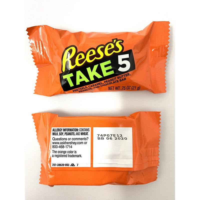 Take5 Snack Size Candy Bars 0.55 Ounces (Pack of 2