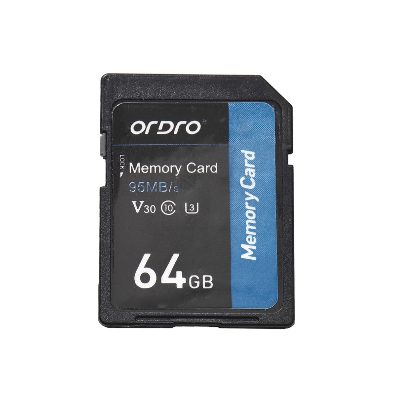 ORDRO 64GB Memory Card V30 Class 10 Storage Card 95MB/s