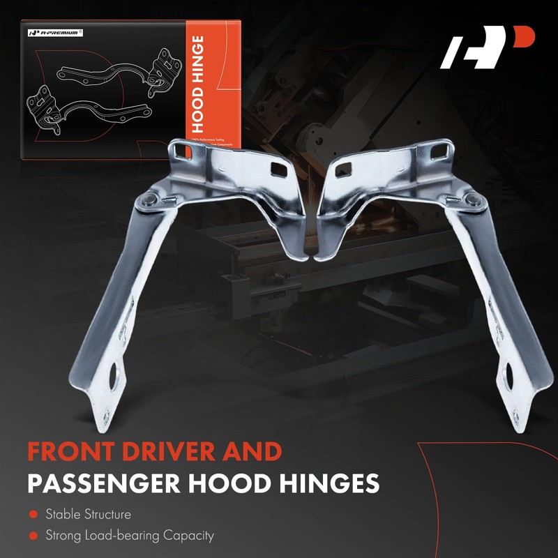A-Premium Front Driver and Passenger Hood Hinges Compatible with Nissan