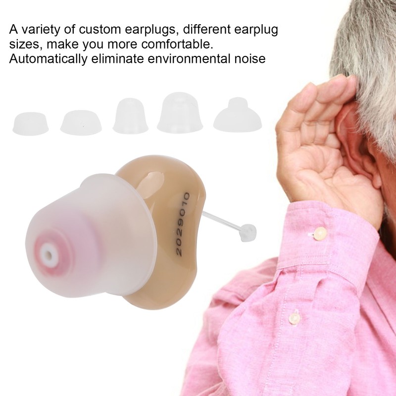Wireless Hearing Aids Mini InEar Type Ear Sound Amplifier Elder