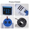 Aitiao 2PCS 60-500V 0-100A AC Digital Ammeter Voltmeter, 22mm Square