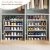 X-cosrack 2 Pack 2-Tier Shoe Rack Organizer for Closet, Expandable