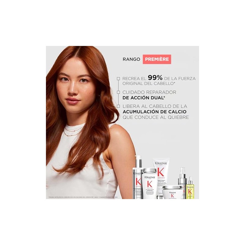 Kérastase Premier Bain Decalcificant Reparateur Shampoo Cabello Dañado Elimina Calcio