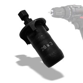 Calibrator/deburring for multi-layer composite pipes with cordless screwdriver drive (26 x 3 mm)