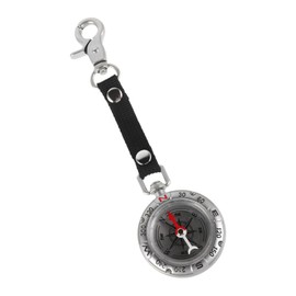 WOONEKY 1pcs Compass Keychain Zinc Alloy Hiking Carabiner Outdoor Survival Tool Camping Accessory