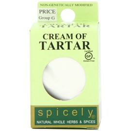 Spicely Cream of Tartar 0.50 Ounce ecoBox Certified Gluten-Free