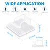 100 Pcs Adhesive Cable Clips for USB Cables, Phone Chargers,