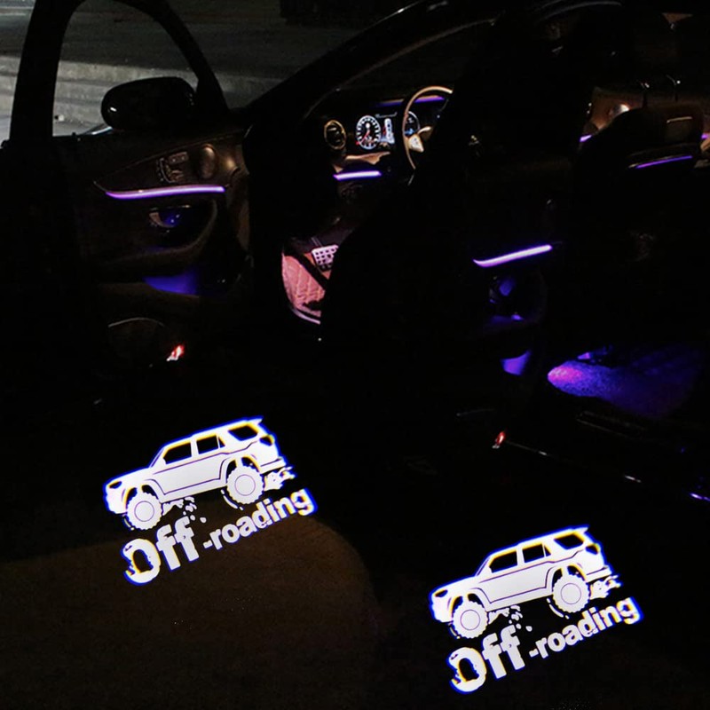 uunonaha 2PCS Car Door Logo Lights Courtesy Projector Laser Welcome