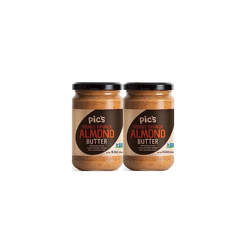 Pic’s Really Good Double Crunch Almond Butter 2x10.2 oz