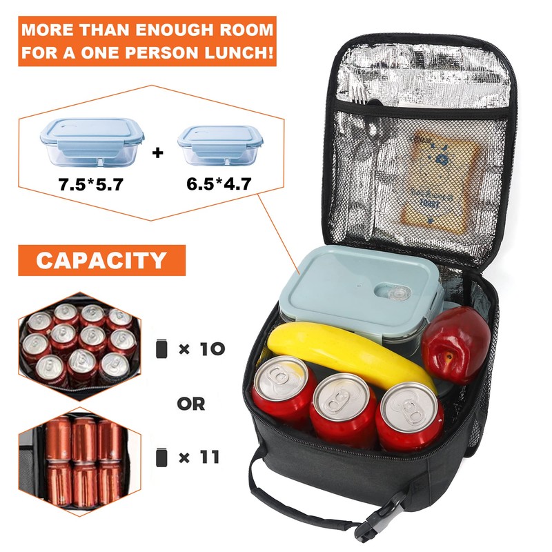 Femuar Lunch bag for Men Women Adults Small for Office
