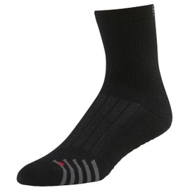 Calcetines deportivos para correr, entrenar, ciclismo y levantamiento de pesas, Base 33, Negro, X-Large