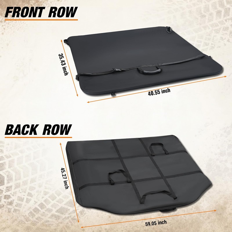 Front & Rear Freedom Panel Hard Top Storage Bag Set