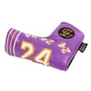 SHABIER Number 24 KB Purple Golf Putter Cover Headcover for