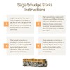 Vie Naturals Sage Smudge Sticks, Palo Santo & White Sage
