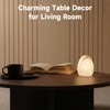 AUGE LIGHT Marble Touch Lamp, Cordless Rechargeable LED Night Light,