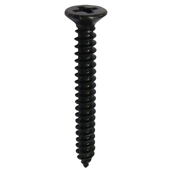 DAIDOHANT 10185572 Black Self Tapping Screw, Countersunk Head (Nominal Diameter