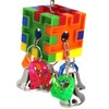 Bonka Bird Toys 3475 Bell Cube Pull Small Bird Toy