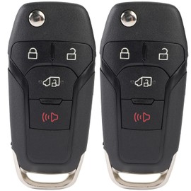 cciyu Remote Key Fob 2019-2020 Fit for Ford Transit 2.2L 2020 Fit for Ford Transit 3.5L 4 Buttons N5F-A08TAA