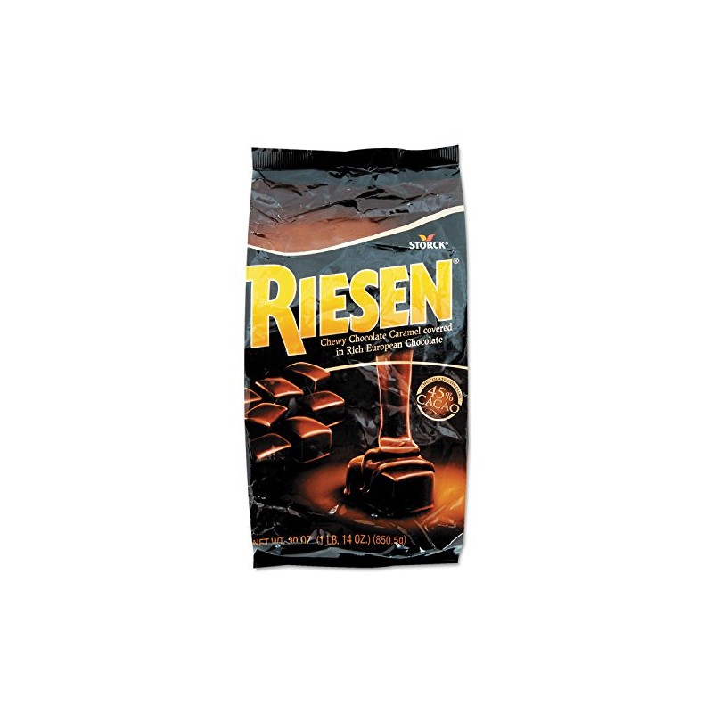 Riesen 398052 Chocolate Caramel Candies 30oz Bag