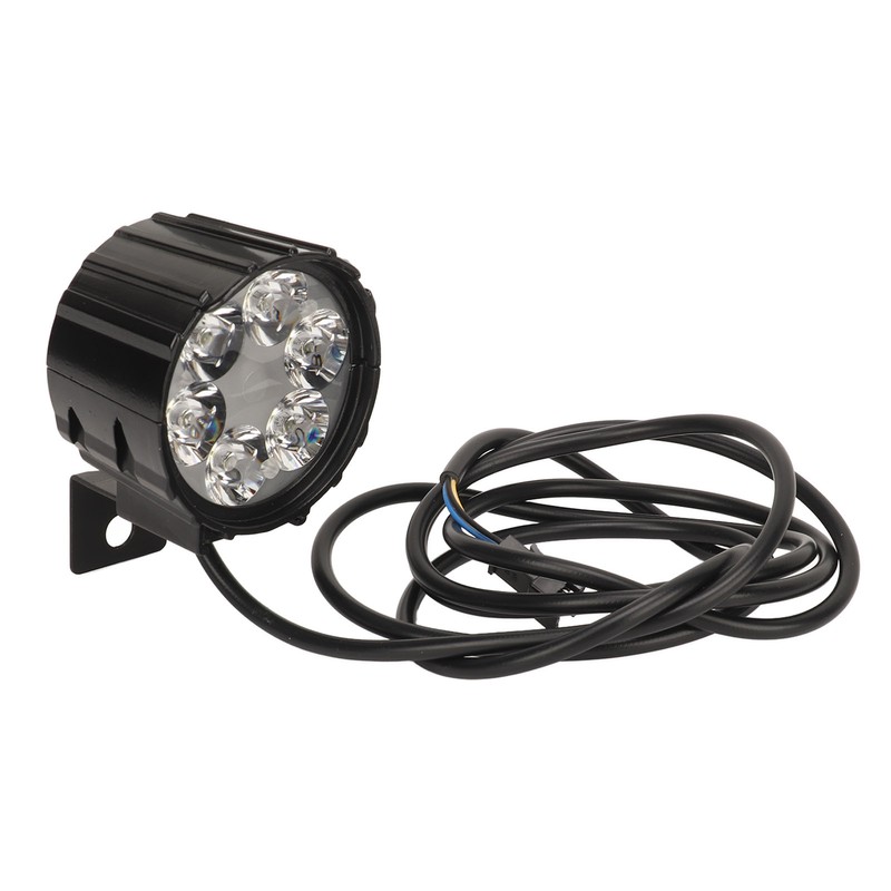 Cycling Horn Headlamp Waterproof 12‑72V Aluminum Electric Bike Front Light