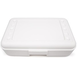 Craft County Solid Color Pencil Box – Store All Your Art Supplies in 1 Convenient Location – 12 Vibrant Colors to Choose From