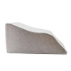 Lounge Doctor Elevating Leg Rest Wedge Pillow, Heather Grey, Small,