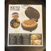 Nostalgia The Keto Kitchen Chaffle Waffle Maker Black nostalgia