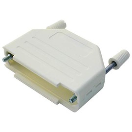BACKSHELL, Plastic, Vertical, WHT, 9WAY | Components D SUB BACKSHELLS CONNECTORS, 1 X Qty - MC-DPPK9-WHITE-K