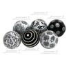 Deco 79 Ceramic Floral Orbs & Vase Filler Glossy Decorative
