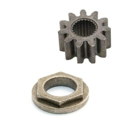 Velodi Steering Shaft Pinion Gear & Bushing for MTD Cub Cadet 717-1554 941-0656A 917-1554 741-0656A, Fits Cub Cadet LT1042 LT1045 LT1046 LT1050