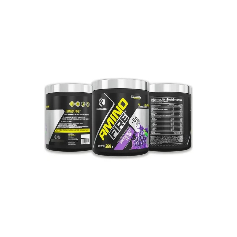 Forzagen Eaa Amino Fire 360g Con L-glutamina Energía