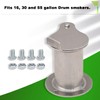 2" Teardrop Flanged Exhaust Vent Damper for UDS 16 30