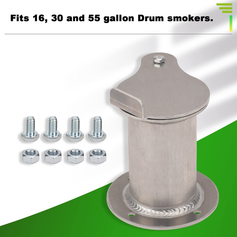 2" Teardrop Flanged Exhaust Vent Damper for UDS 16 30