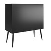 Ameriwood Home Grafton Bar Cabinet, Black Oak