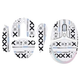 Logicool G Gaming Mouse G705 Mouse Grip Tape [NOUKAJU] Logicool G Gaming Mouse G705 Anti-Slip Grip Tape Ultra Thin Super Absorbent Anti-Slip Tape for Gaming Mouse (White)
