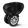 Kisangel 4pcs Universal Wheel Luggage Replacement Wheel Furniture Wheel Roller