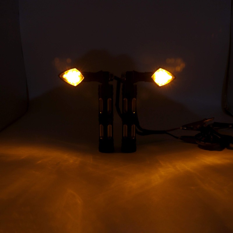 SFONIA 4pcs Motorcycle Indicator Light 12V 10LED Indicator Lights Motorcycle