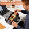 2 PCS Portable Salad Jar with Side Opening Leakproof, On