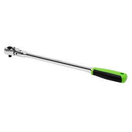 Sealey Siegen Extra-Long Flexi-Head Ratchet Wrench 1/4" Sq Drive - Flip Reverse 90° Pivot Head - S01257