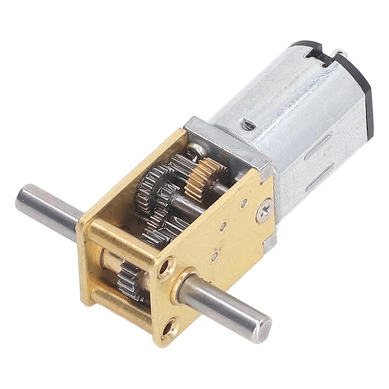 Turbo Worm Geared Motor Micro Brushed DC3V 13RPM 2 Shaft
