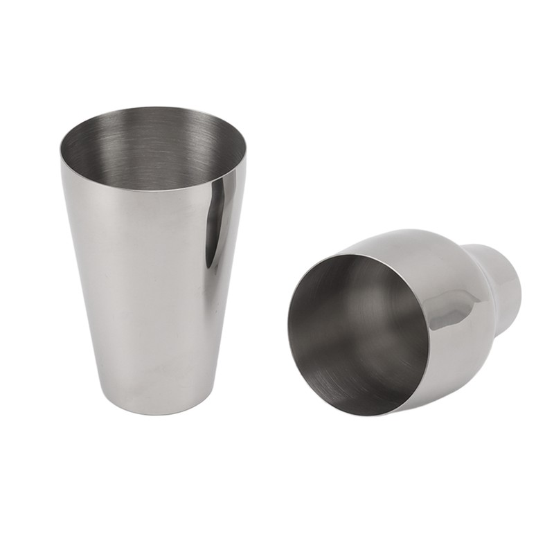 Stainless Steel Drink Shaker French Style 2 Section Martini Mixer