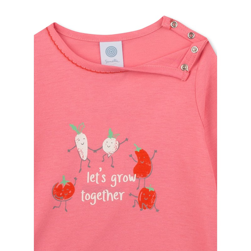 Sanetta Baby Girls Toddler Pyjamas, Faded Pink